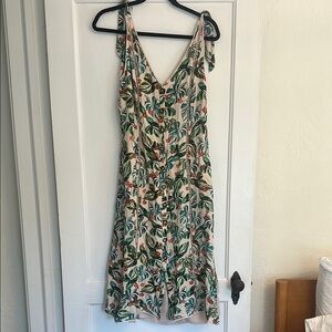 Lost + Wander Floral V-Neck Dress